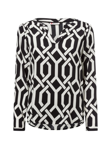 Street One Bluse in schwarz ecru