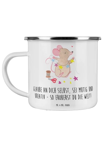 Mr. & Mrs. Panda Becher Emaille Die Freude an der Kreativität en... in Weiß