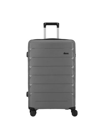 D&N Travel Line 4100 4 Rollen Trolley L 74 cm in grey