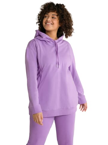 Ulla Popken Sweatshirt in hell violett