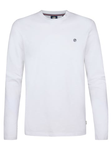 Petrol Industries Jersey Langarm-T-Shirt Tormenta in Weiß