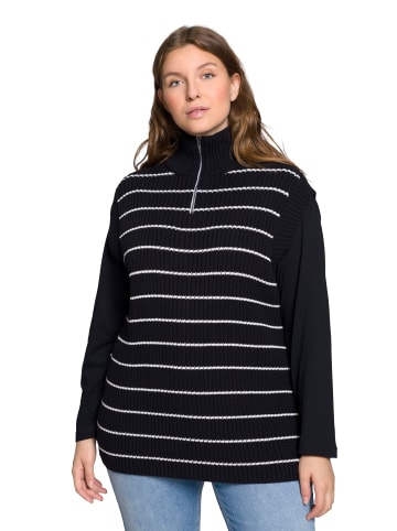 Ulla Popken Pullover in schwarz