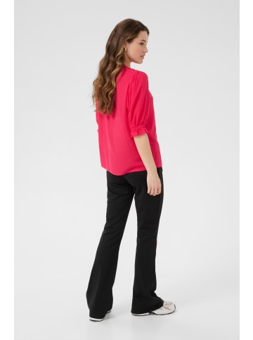 Kaffe Bluse kurzarm KAelly Regular fit in Virtual Pink