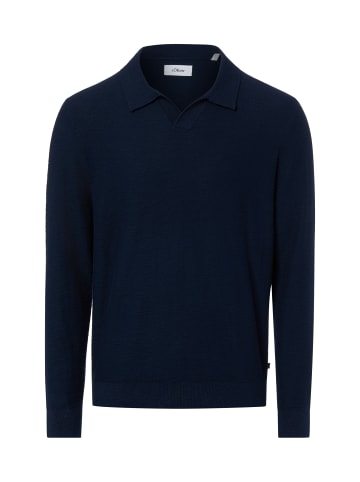 s.Oliver Shirt in marine - 0002