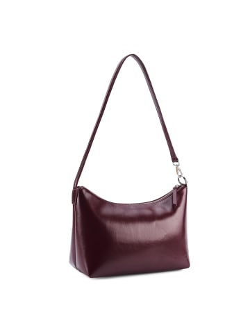 Seidenfelt Delary Schultertasche 20 cm in deep red