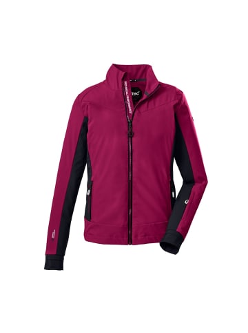 Killtec Softshelljacke 10.000 mm Wassersäule in Weinrot