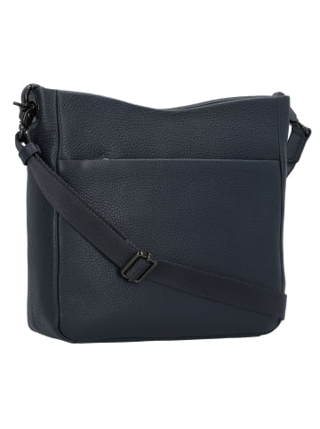 Mandarina Duck Mellow Leather Umhängetasche Leder 30 cm dress blue