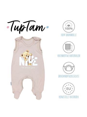 TupTam Baby Strampler mit Aufdruck Spruch 5er Pack in pink Modell 2