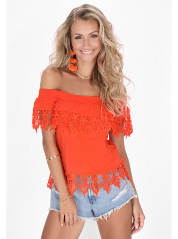 IZIA Women Blouse in orange