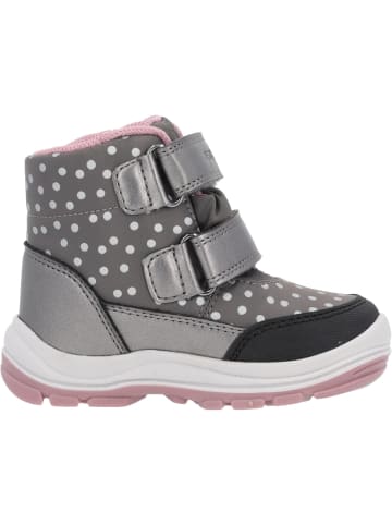 Geox Lauflernschuhe in dk grey/pink