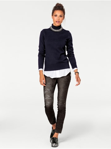 Heine Rollkragenpullover in marine