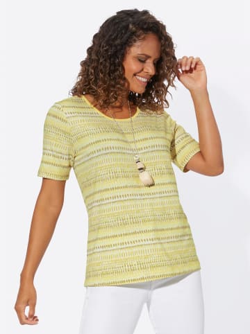 WITT WEIDEN Shirt in zitrone-ecru-bedruckt