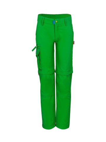 Trollkids Zip-Off Hose "Oppland Slim Fit" in Indischgrün