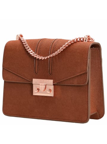 Seidenfelt Roros - Schultertasche 21 cm (soft cream) in red brown