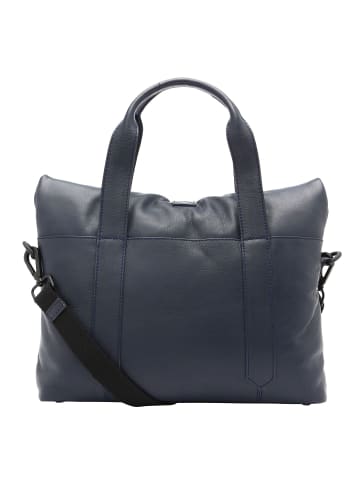 VLD VOi Leather Design 4Seasons Schultertasche Leder 32 cm in blau
