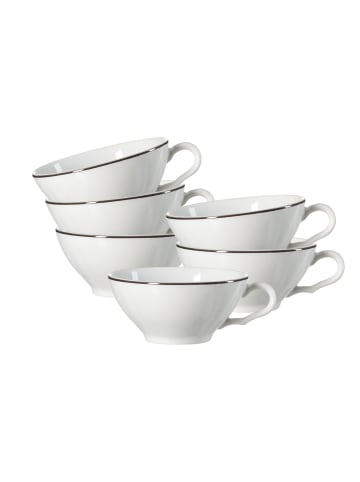 Ritzenhoff & Breker 6er Set Teetassen Ostfriese 100 ml in Grau