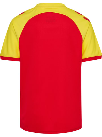 Hummel T-Shirt Raglanärmel Hmlmatch Kinder in TRUE RED/BLAZING YELLOW