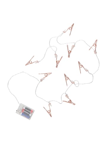 Butlers Butlers LED-Lichterkette CLIP COUTURE in Roségold