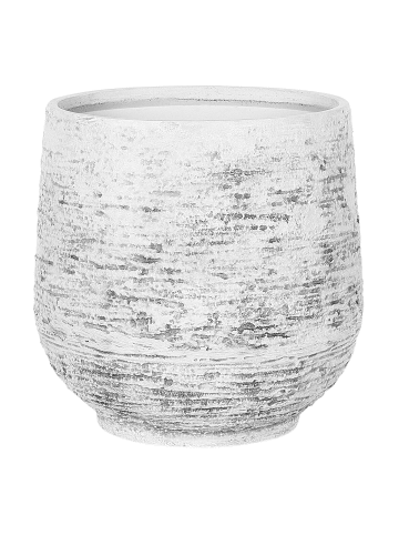 Beliani Outdoor Blumentopf DIONI in Grau - (W) 32 x (H) 37 x (L) 32 cm