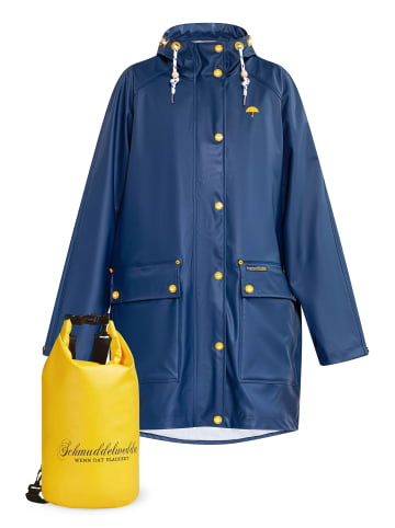 Schmuddelwedda Mantel + Tagesrucksack - Set in Marine