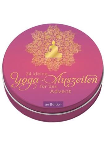 ars edition Kalender - Adventskalender in der Dose. 24 kleine Yoga-Auszeiten für den A