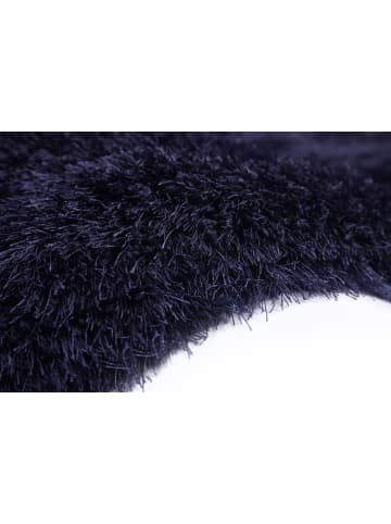 Kayoom Hochflor Teppich Cosy 410 in blau - rechteckig