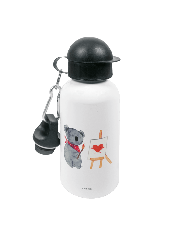 Mr. & Mrs. Panda Kindertrinkflasche Koala Künstler ohne Spruch in Weiß