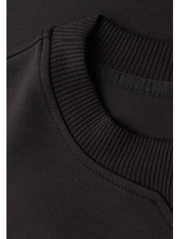 Street One Sweatshirt in darkest brown mel.