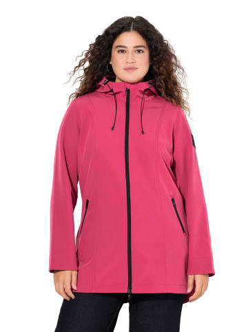 Ulla Popken Softshelljacke in granatpink