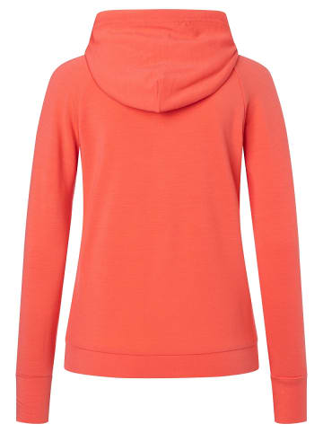 super.natural Merino Hoodie in orange