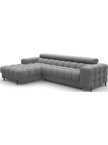 MF Design Fenro Recamiere Links in Dunkelgrau -  (L) 181 x (B) 285 x (H) 93 cm