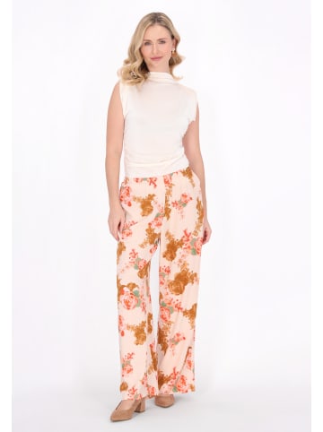 Usha Women Pants in cream multicolor