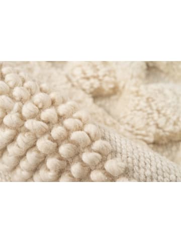 Kayoom Wohnzimmer Teppich – Kurzflorteppich Bohist 125 in natural - quadratisch