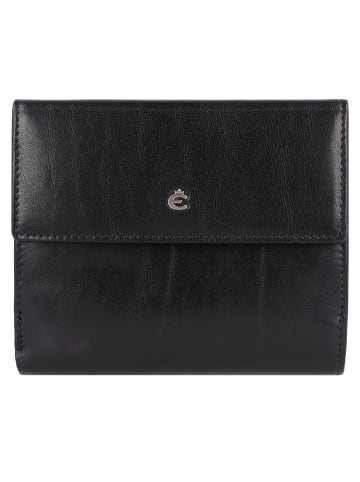 Esquire Toscana Geldbörse RFID Schutz Leder 12 cm in schwarz