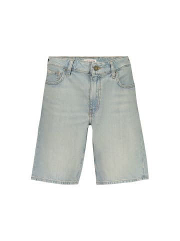 Guess Jeans Hellblaue Baumwoll-Bermuda-Shorts