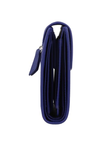 Braun Büffel Joy Geldbörse RFID Schutz Leder 12 cm in indigo violet