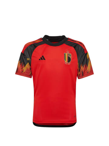 adidas Performance Fußballtrikot Belgien Home WM 2022 in rot / schwarz