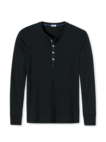 Schiesser Revival Longsleeve in Schwarz