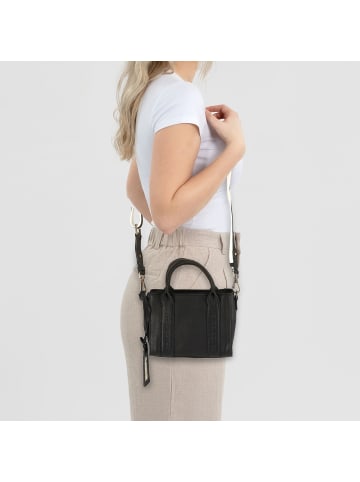 Cowboysbag Oily Cow Handtasche Leder 18.5 cm in black