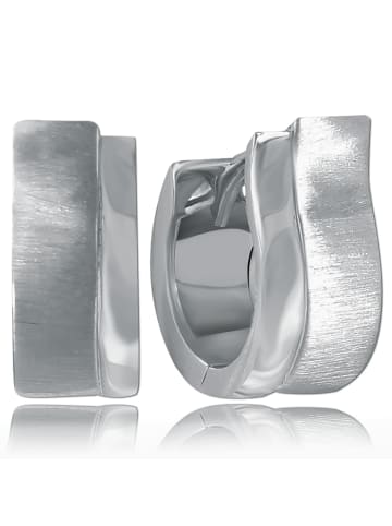 BALIA Silber 925 Damen Creolen Welle Ohrring ca. 1,4cm