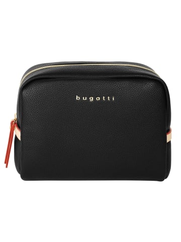 Bugatti Kosmetiktasche ELLA Kunstfaser in schwarz