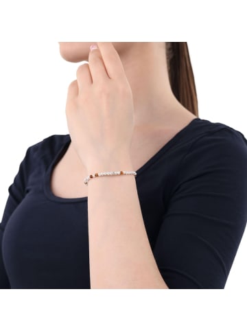 Amor Armband Edelstahl, IP silber in Silber