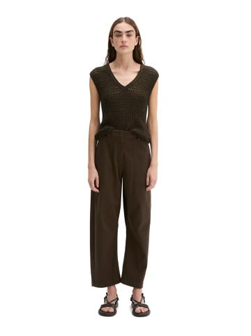 Marc O'Polo Barrel Pants in Mossy Earth