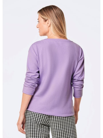 GOLDNER Kurzgröße:  Shirt in flieder