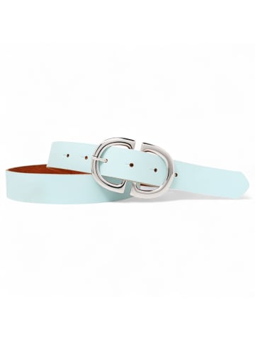 FRONHOFER Ledergürtel in Aqua