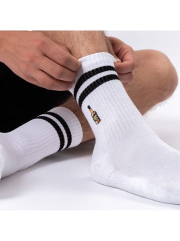 Occulto 3er Pack Motiv Tennissocken mit Streifen Summer in Drinks2