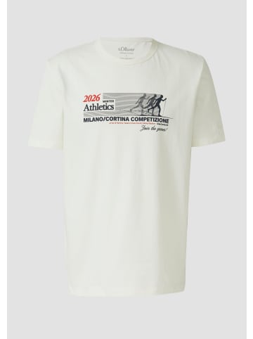 s.Oliver T-Shirt in 02D4_creme