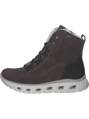 rieker Schnürstiefel in erde/schwarz