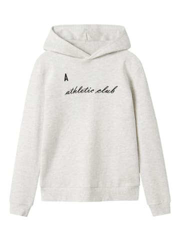 name it Hoodie in Light Grey Melange
