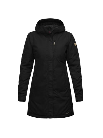 FJÄLLRÄVEN Kiruna Padded Parka in Schwarz